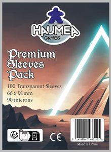 Premium Sleeves Pack (100 Sleeves, 90 microns)