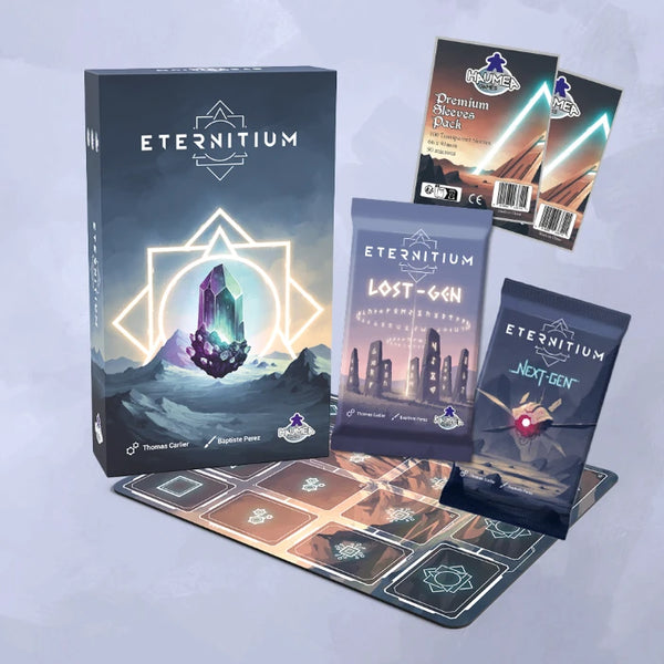 Package promo Eternitium - Extension Next-Gen - Lost-Gen - Playmat - Sleeves