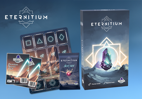 Package promo Eternitium - Extension Next-Gen - Playmat - Sleeves
